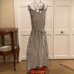 Asymmetrical Long Dress w/ Pockets - Size M